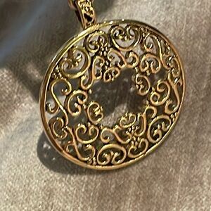 Lia Sophia Gold Botanica Necklace 16-19”